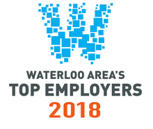 Waterloo Area's Top Employers 2018 logo.