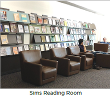 Peter and Betty Sims Reading Room.