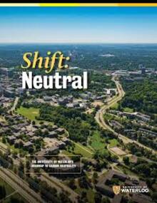 The front cover of the Shift Neutral Climate Plan.