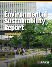 The front cover of the Environmental Sustainability Report.