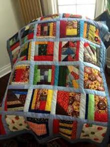 A traditional Mennonite quilt like the ones distributed by the Caring Quilts project.