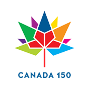 The Canada 150 logo.