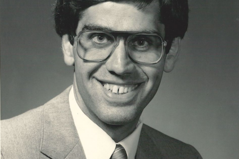 Professor Allan Best in 1982.