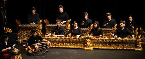 The University of Waterloo's Gamelan ensemble.