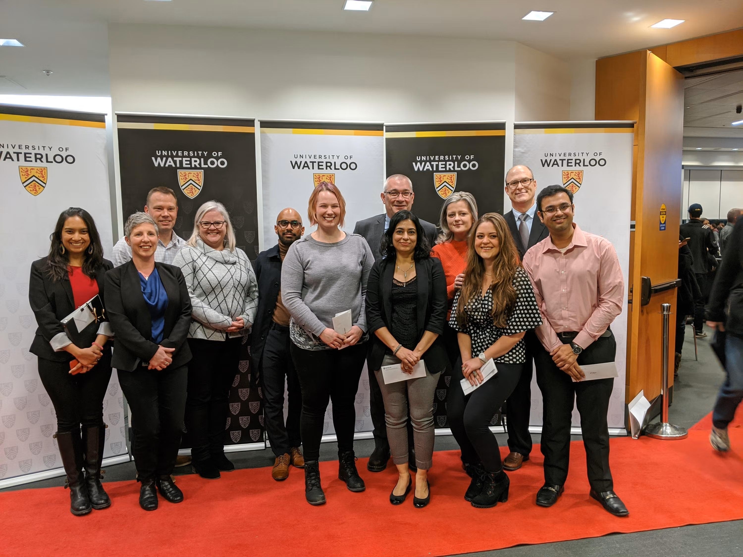 THe Gradflix winners judging panel posses for a photo