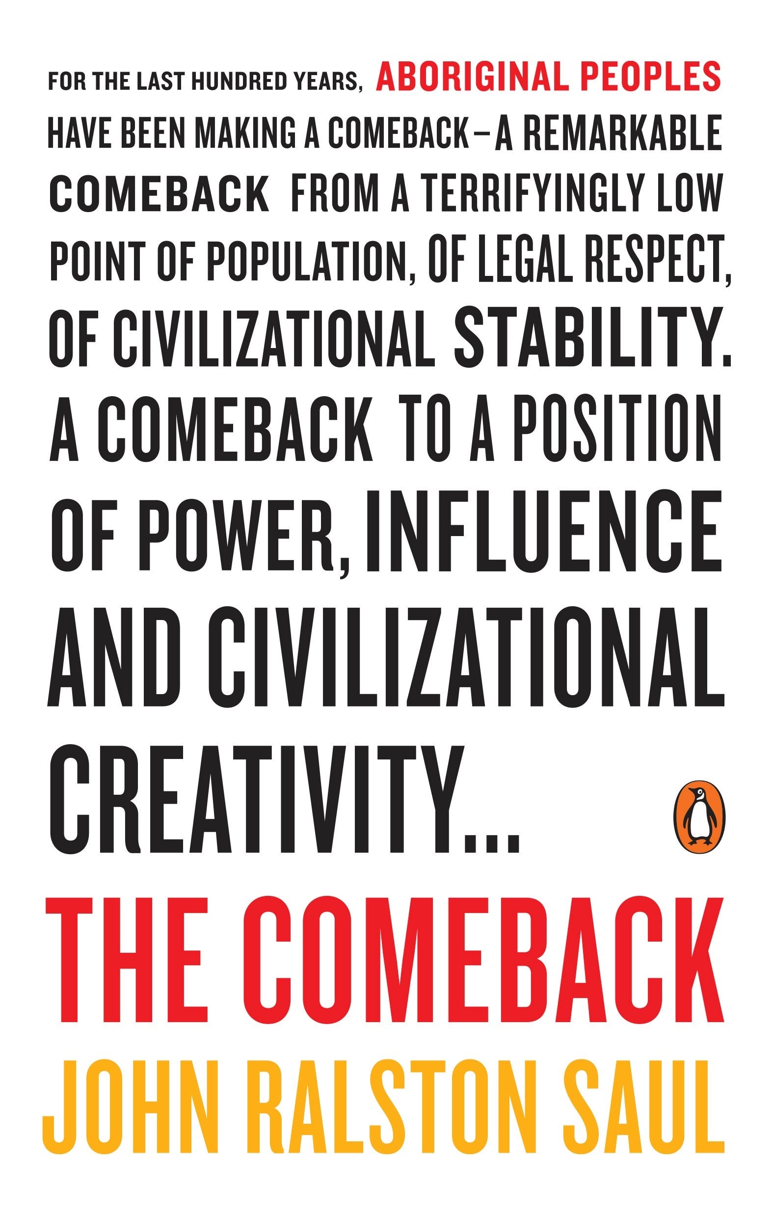 The cover of the book "The Comeback."