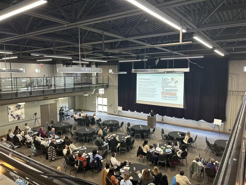 The advisor conference at Federation Hall.