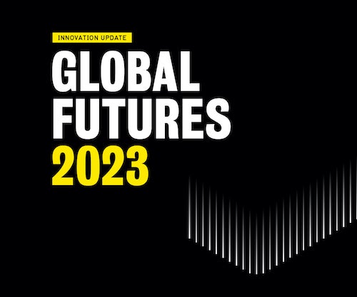 Global Futures 2023 banner image.