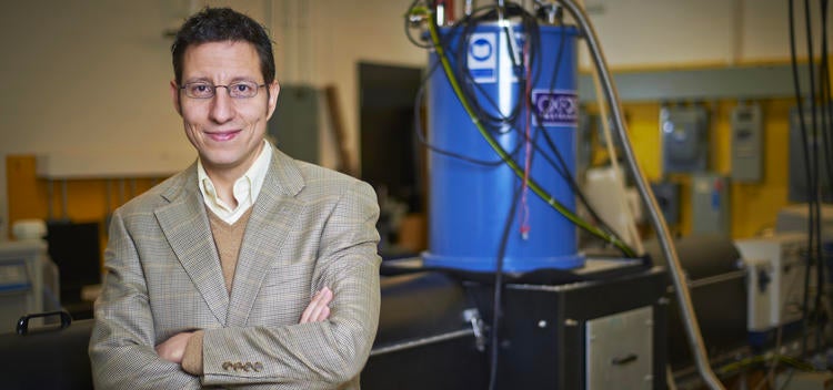 Pavle Radovanovic in his lab.