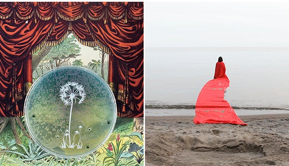 Two images from UWAG's latest exhibitions.