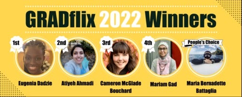 GRADflix winners banner