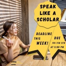 Speak like a Scholar banner image.