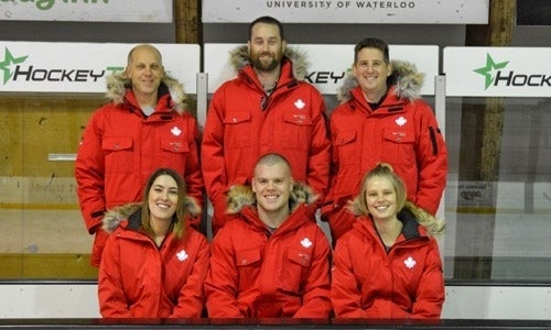  Brian Bourque, Trevor Black, Ari Grossman, Rachel Marriott, Mike Moffat and Stephanie Sluys.