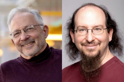 Professors Shai Ben-David and Ian Goldberg.