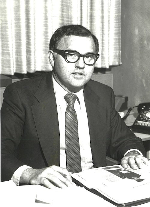 Dr. Leonard Eckel in 1981.