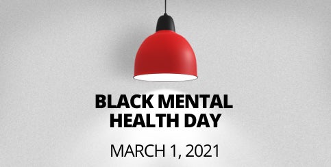 Black Mental Health Day banner.