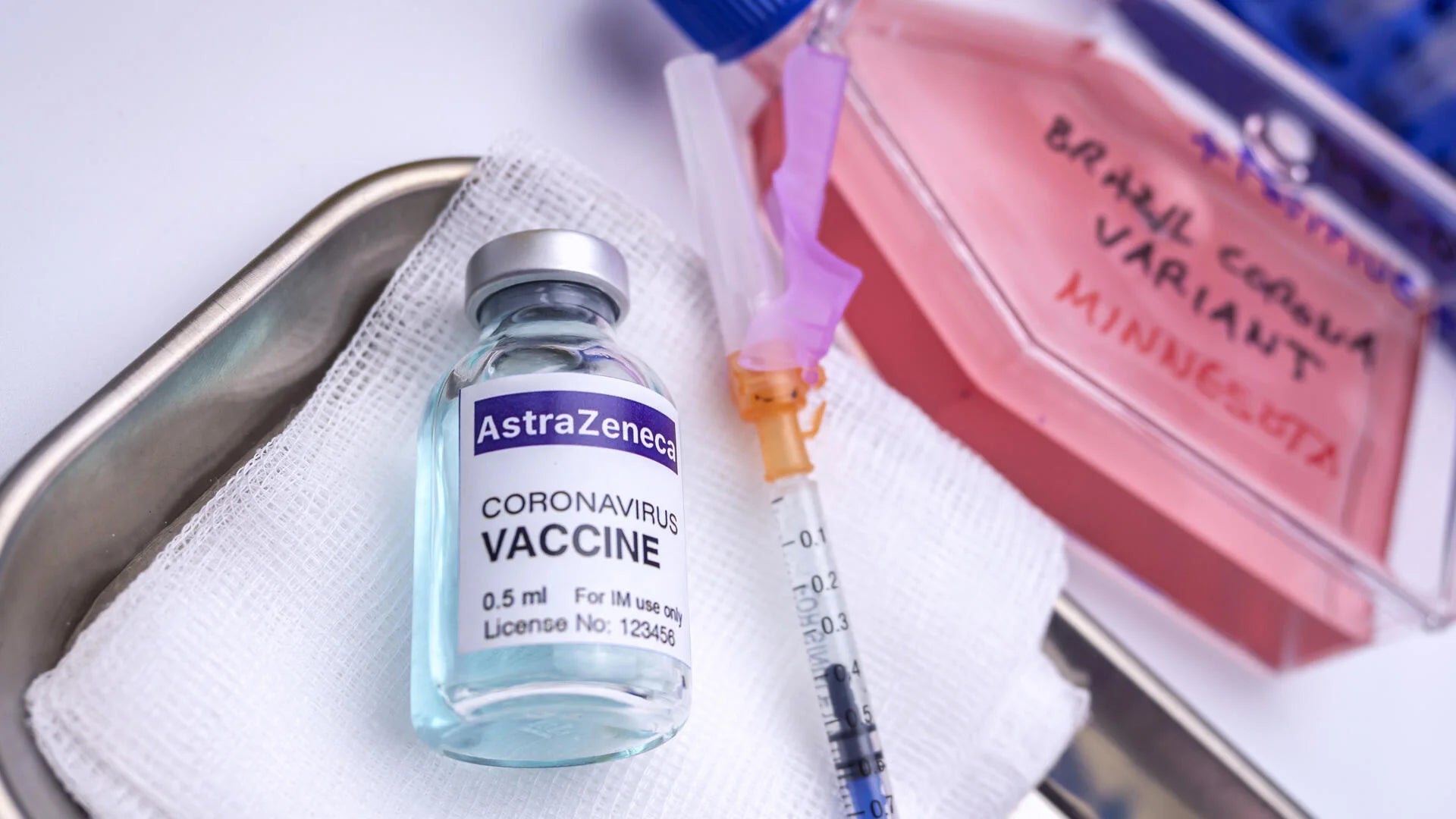 An image of the AstraZeneca vaccine.