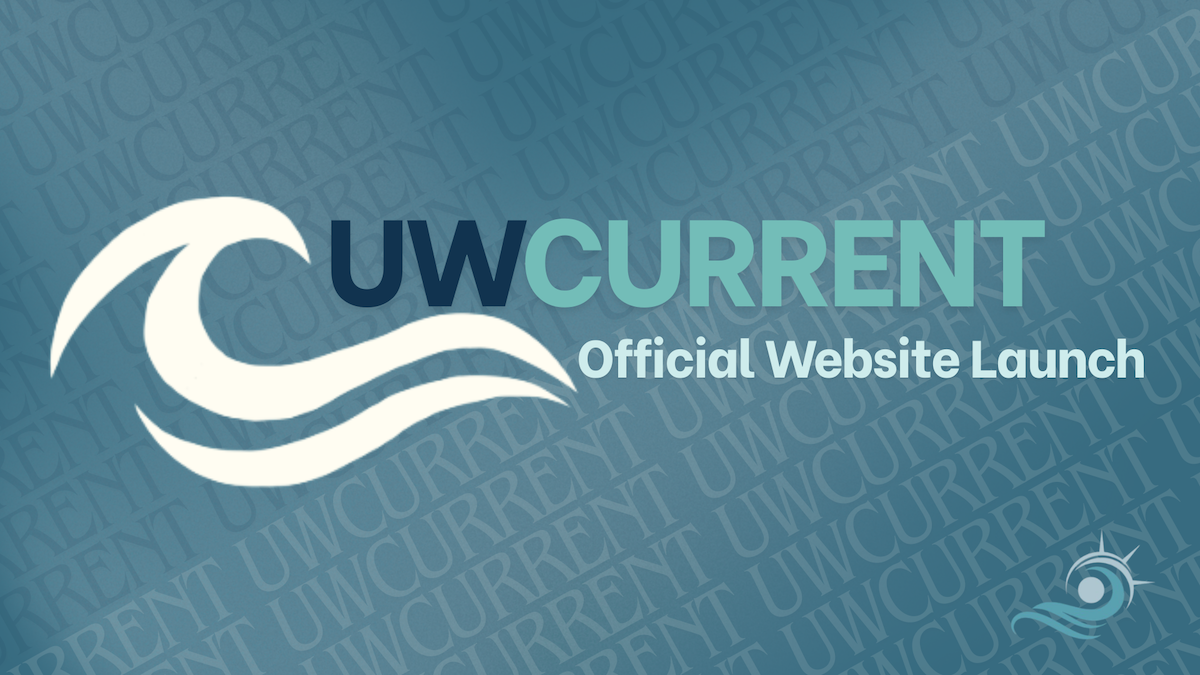 UW Current logo featuring a stylized wave.