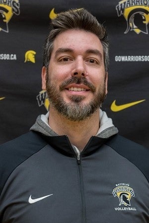 Waterloo Women's Volleyball coach Richard Eddy.