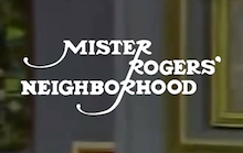 A still from the opening of the children's show "Mr. Rogers' Neighborhood".