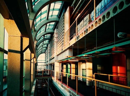 Eugene Li's photo of the interior of the Davis Centre.
