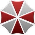 Logo of the fictional Umbrella Corporation.