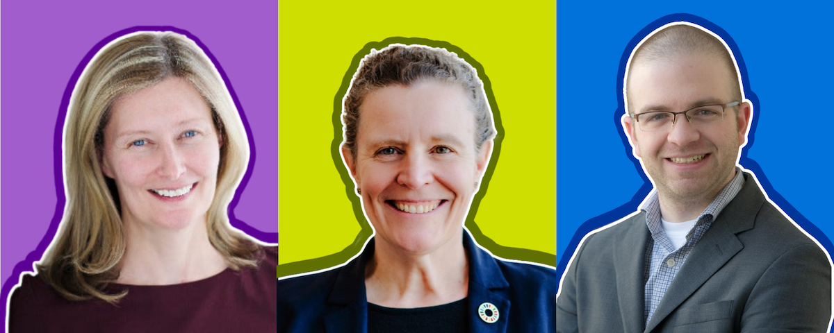 Catherine Burns, Amelia Clarke, Chris Yakymchuk