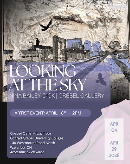 Looking at the Sky graphic featuring a cavern and birds.