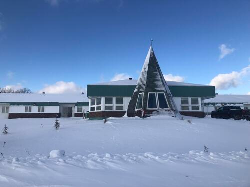 Moose Factory Island residence building.