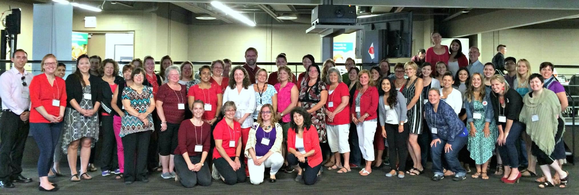 A group photo of United Way volunteers.