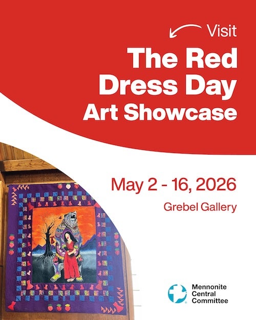 Red Dress Day art showcase featuring Indigenous art.