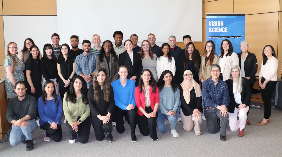 Graduate students and faculty in attendance at the Vision Science Graduate Conference 2025