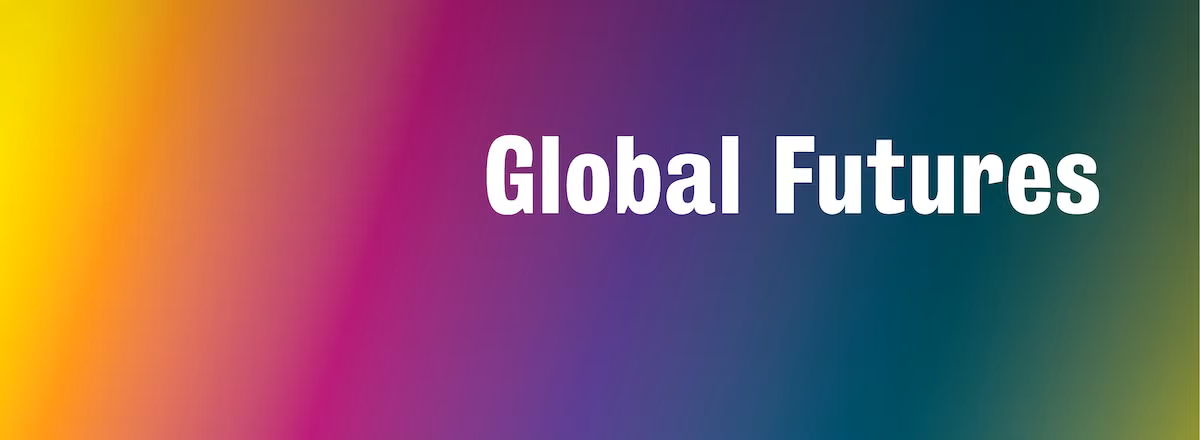 Global Futures in white text against a colour gradient background.
