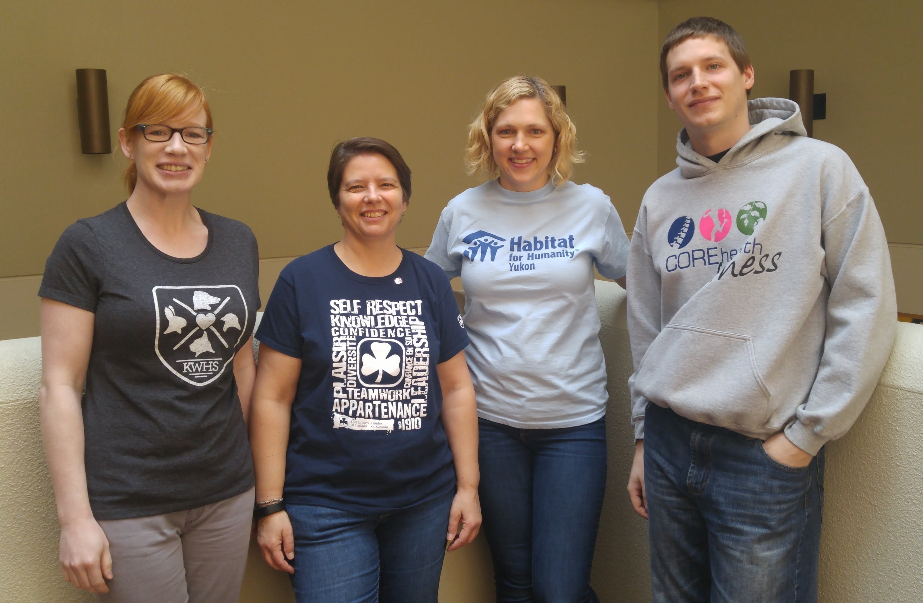 Becky Ewan, Dorothy Chapman, Erin Smith, Brian Alan Mills.