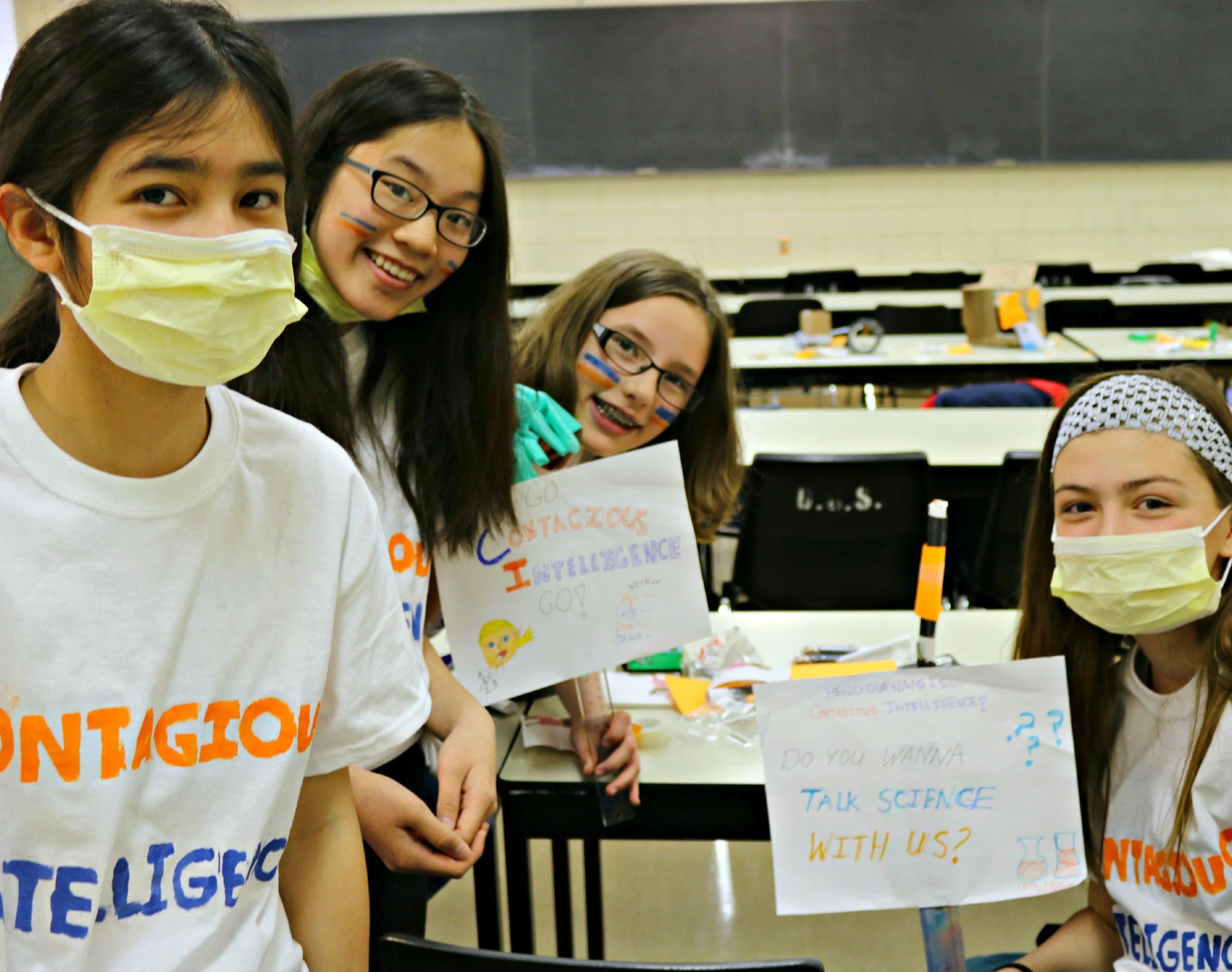 Students at Let's Talk Science Challenge