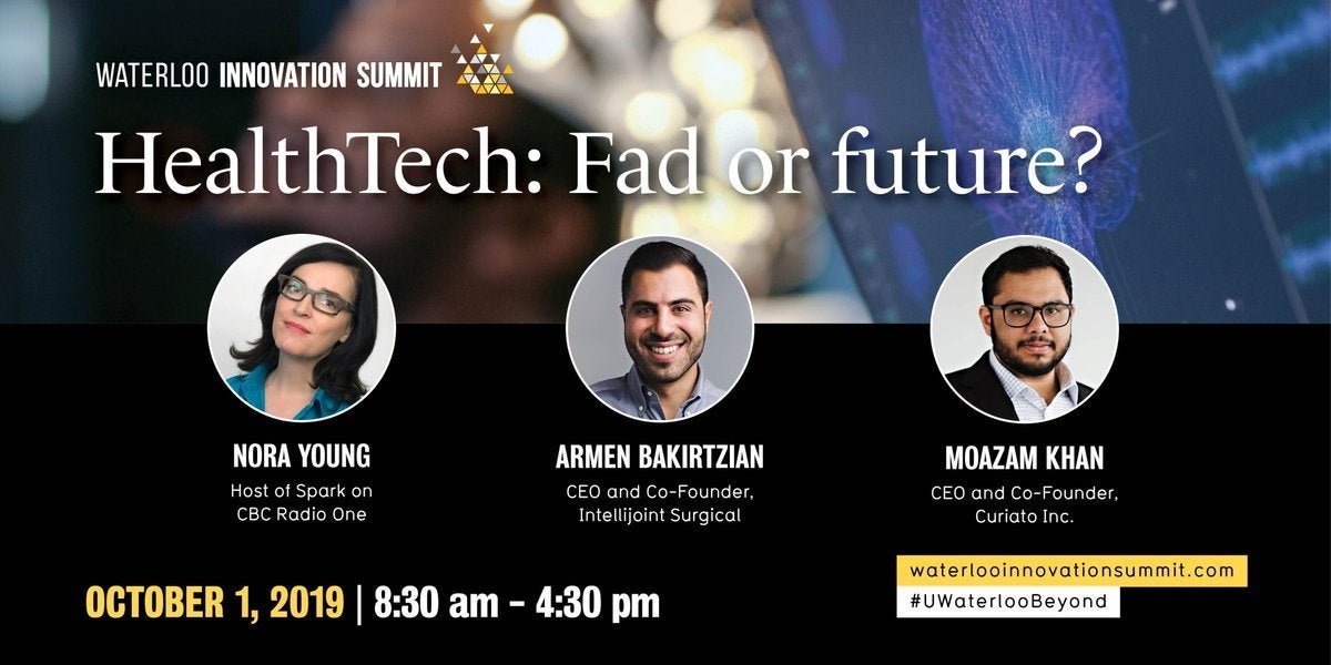 Waterloo Innovation Summit banner image.