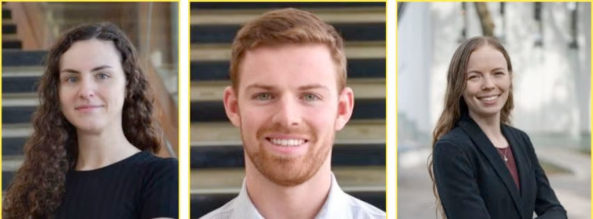 Alexandra Kunert, Jeremy Cohen, and Serena McDiarmid.