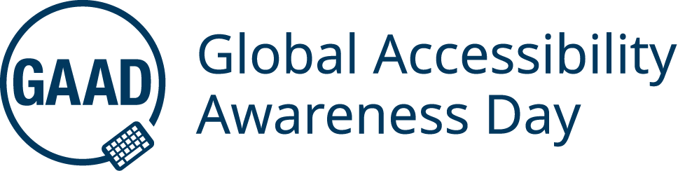 Global Accessibility Awareness Day logo.