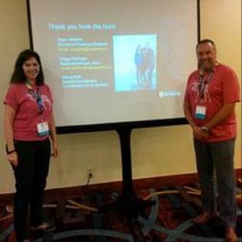 Ross Johnston, the Director of Employment Relations at CECA, and Peggy Eichinger, CECA Regional Manager West.