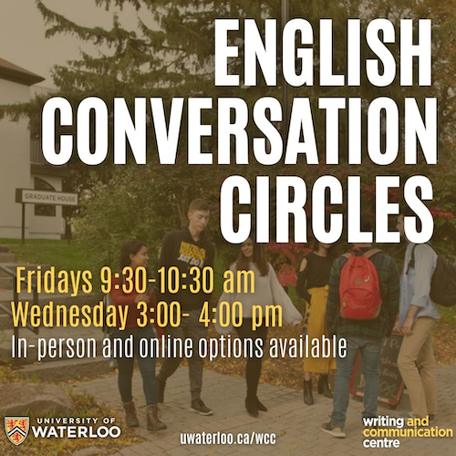 English Conversation Circles banner image.