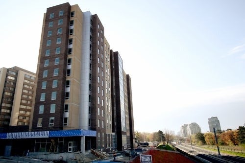 The new residence at University and Phillip Street.