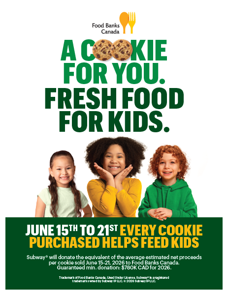 A cookie for you campaign poster with smiling children.