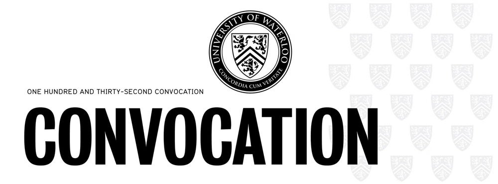 Convocation's one hundred and thirty-second banner.