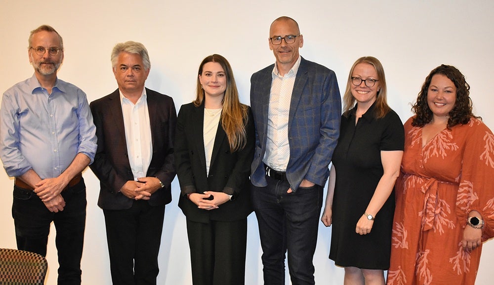 Rob de Loë, Blair Feltmate, Krista Urchenko, Chris Derksen, Rebecca Wickens and Ashley Hannon