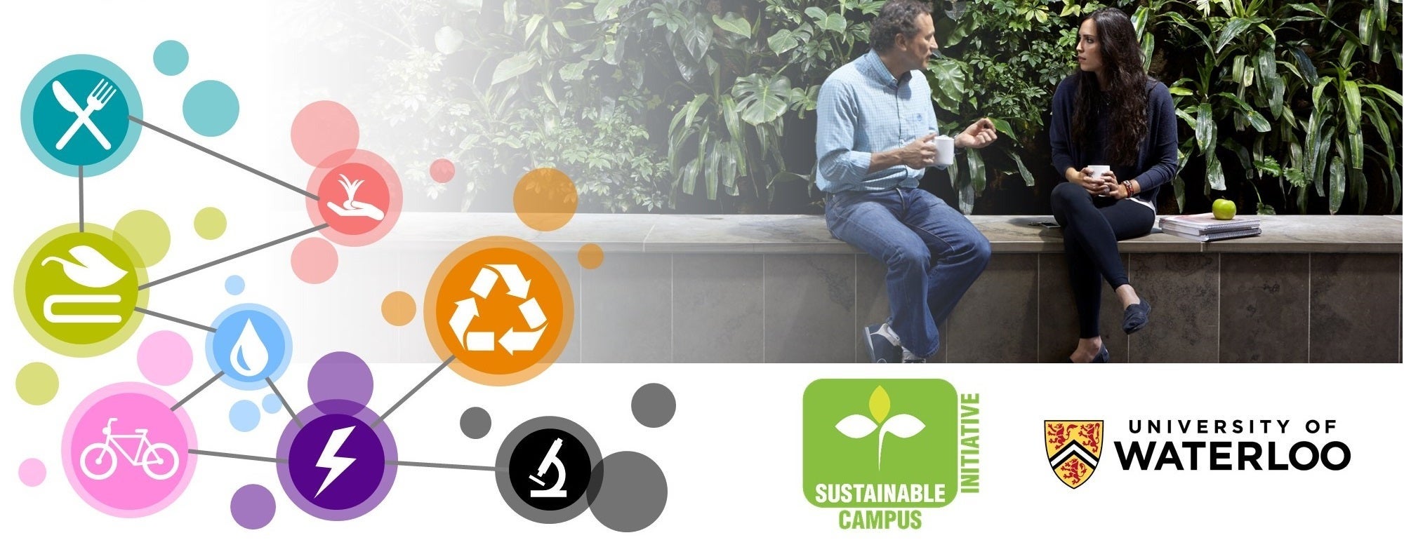 The Eco Summit banner.