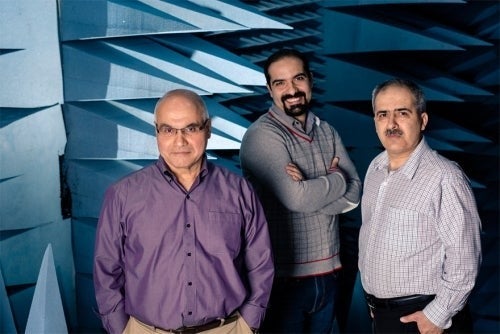 Professor Safieddin Safavi-Naeini, Aidin Taeb, Reza Rafi.