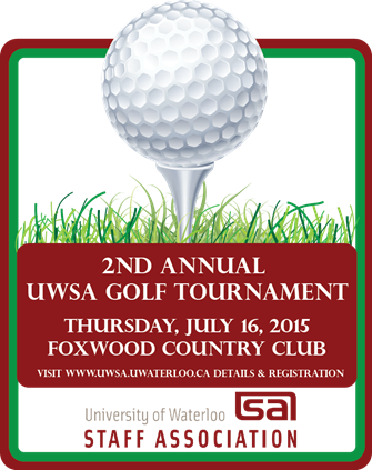 UWSA golf tournament logo.