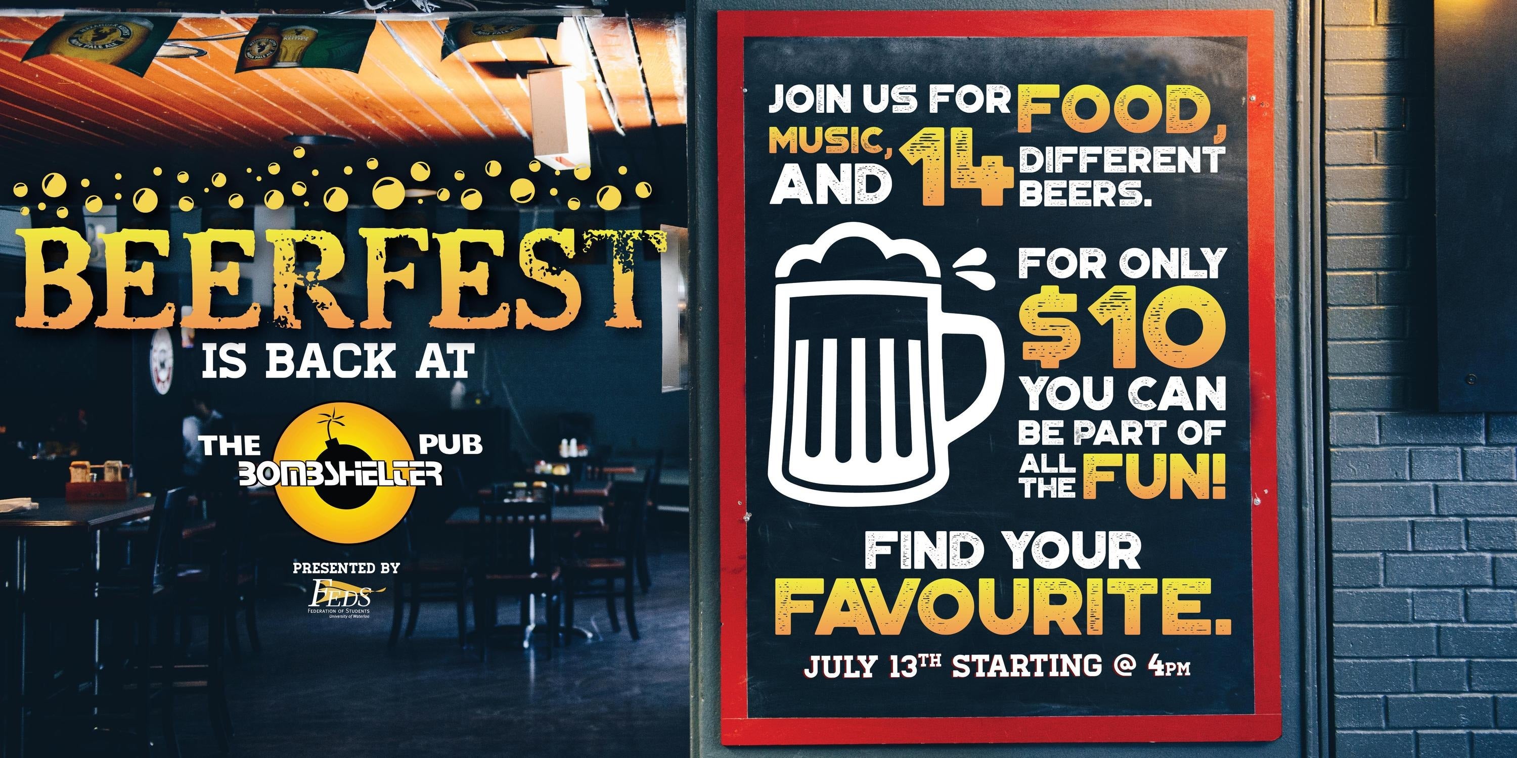 Beerfest banner.