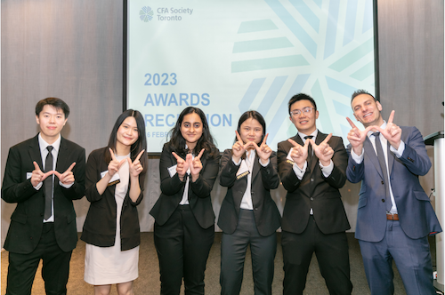 CFA Institute Research Challenge winning team