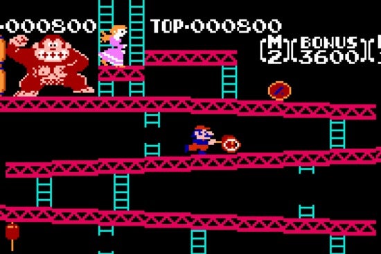 A screenshot of the video game Donkey Kong.